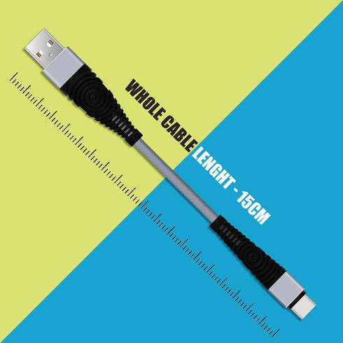 Heavy-Duty Braided Fast Charge Phone Charger USB C Type C Data Cable - TradeNRG UK